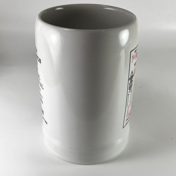 Vtg The Red Rose Rag Ceramic Coffee Tea Cup Mug Souvenir Goldenrod Showboat - Picture 4 of 12